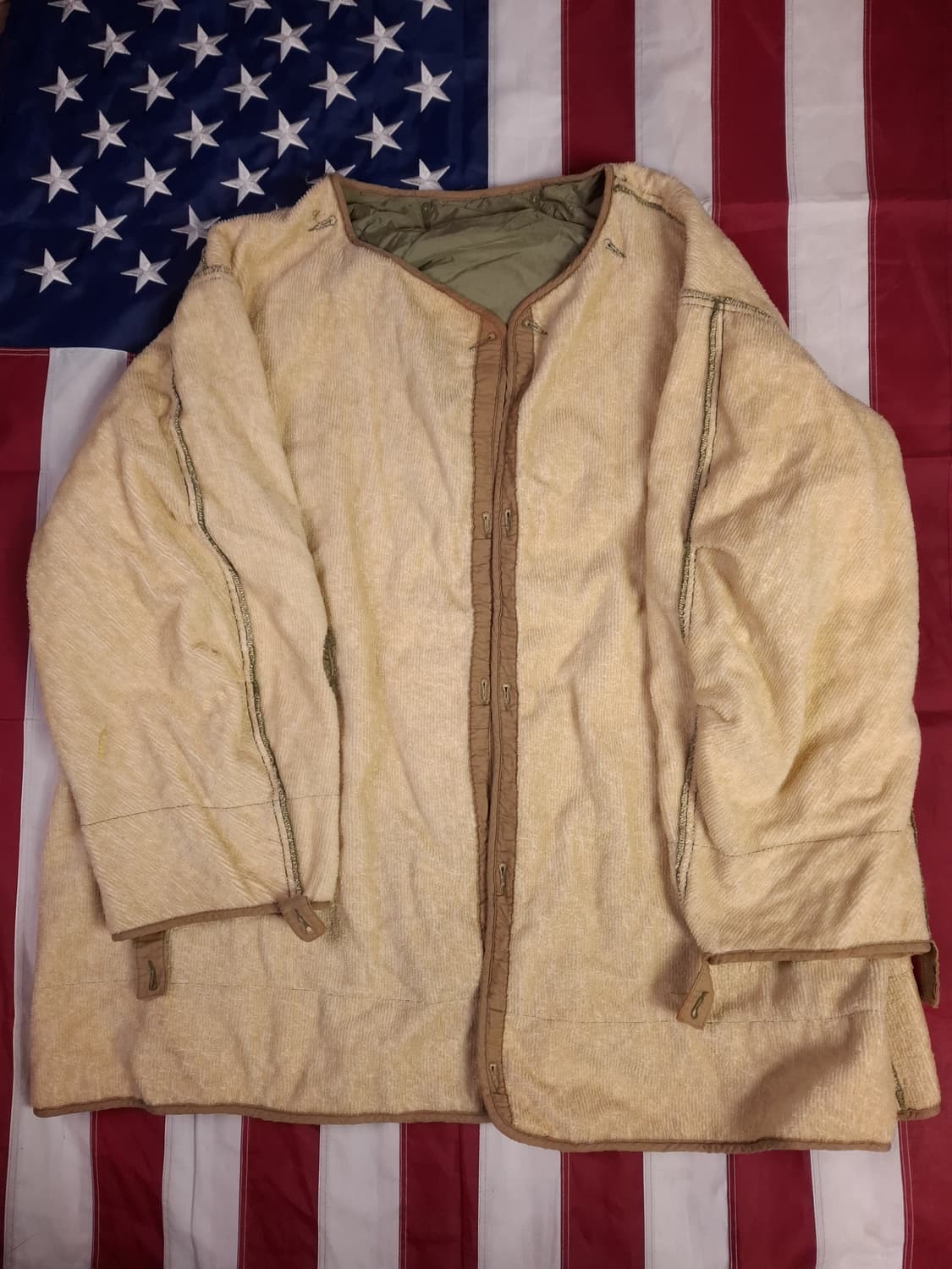 오리지날 미군 M-51 쉘파카 라지 천엽 라이너 상품이미지8