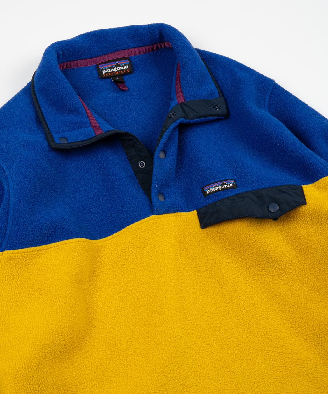 파타고니아 신칠라 옐로 블루 투톤 멘 M~L 상품이미지3