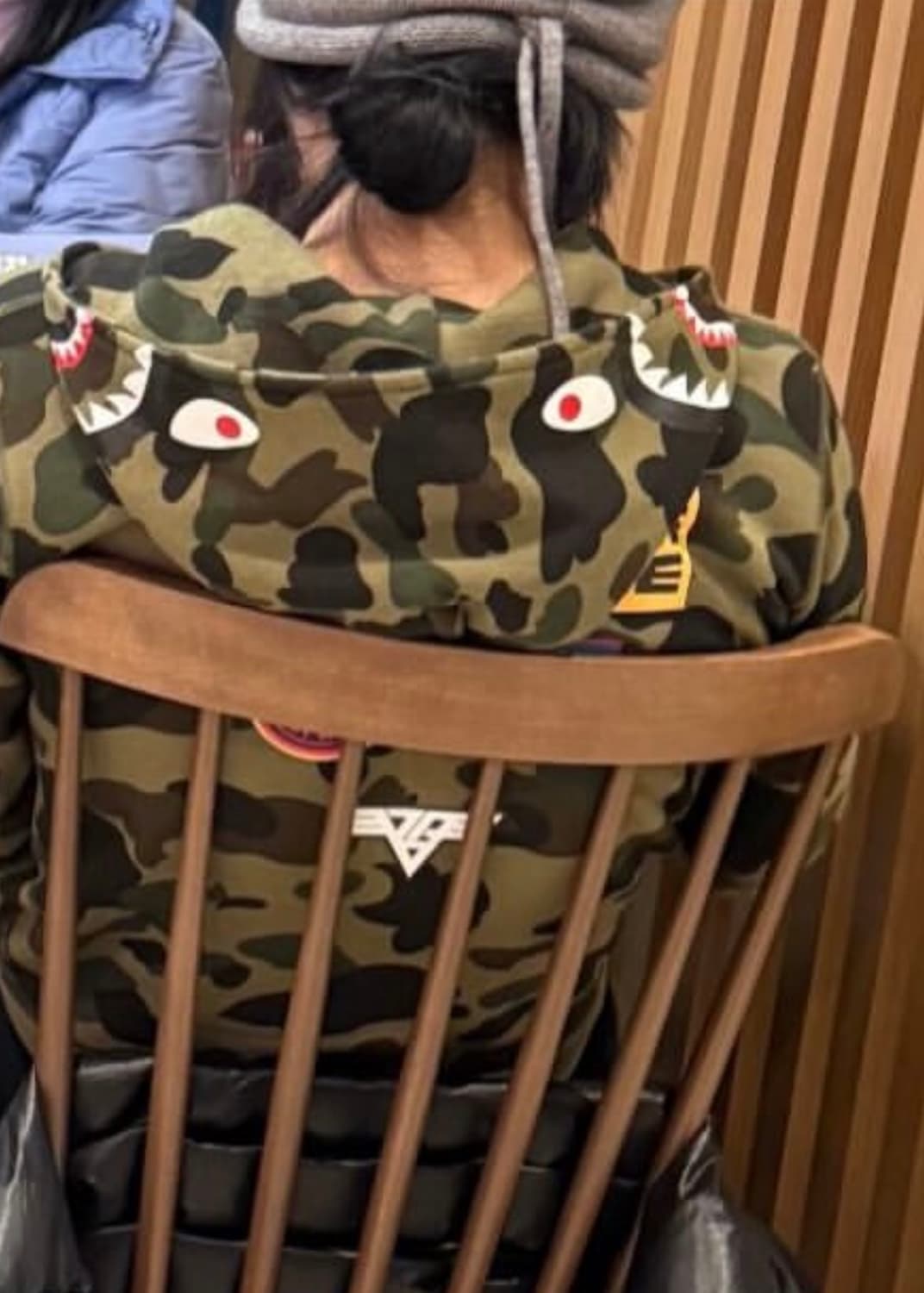 베이프 키즈 샤크 카모 후드집업 상품이미지9