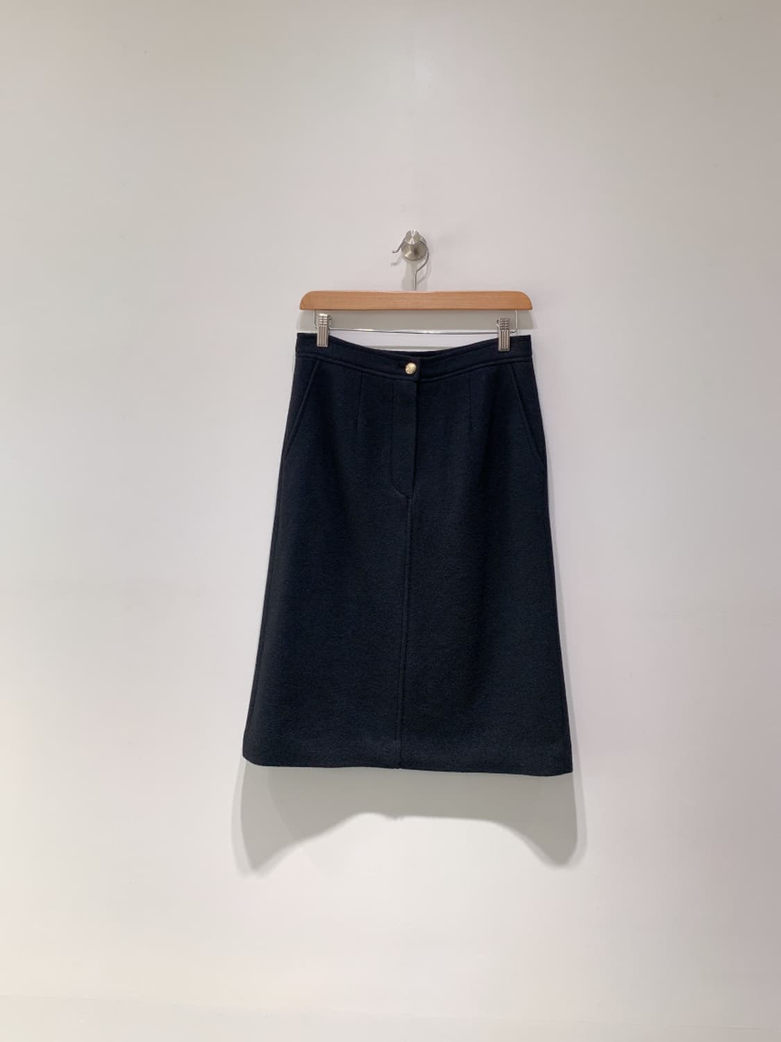 헬베티카 제니 울 스커트 - 블랙 상품이미지1