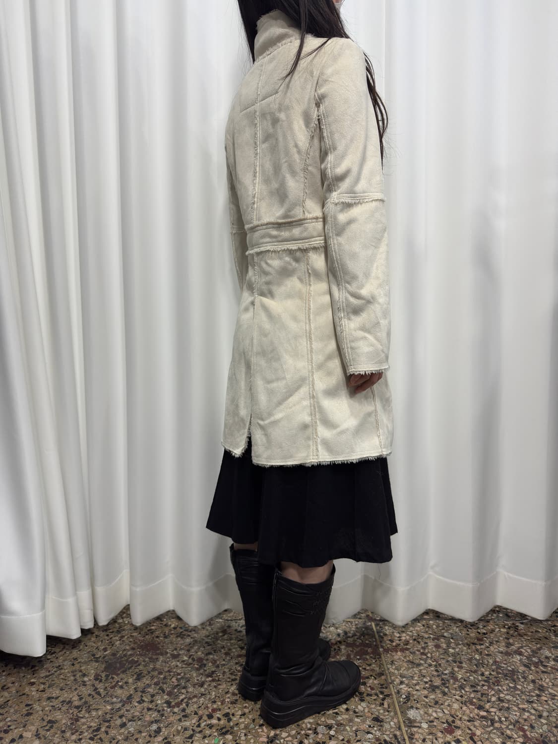 comme ca ism design fur coat 상품이미지7