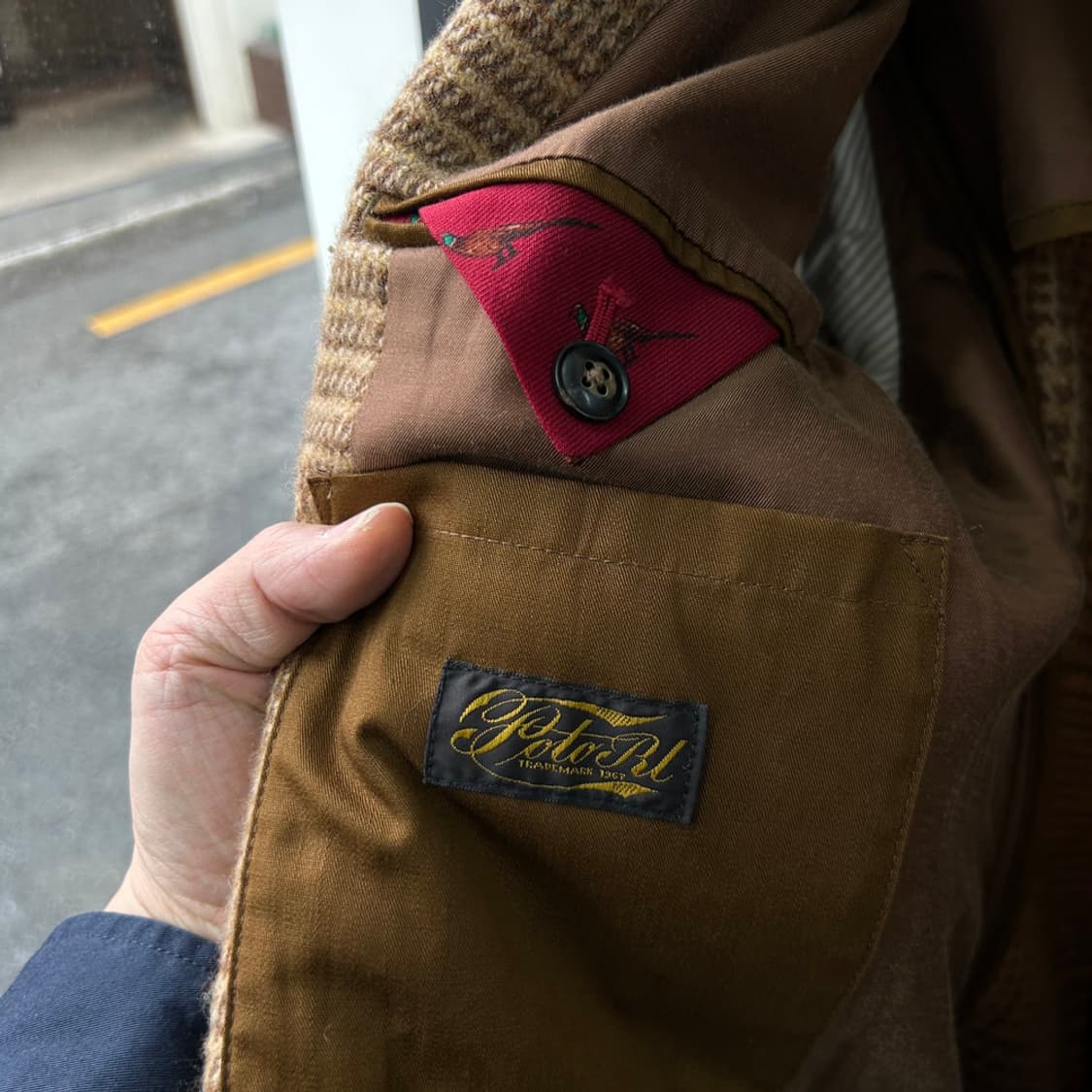 16490 - 폴로 랄프로렌 글렌 체크 울 블레이저 자켓 (38R) 상품이미지8