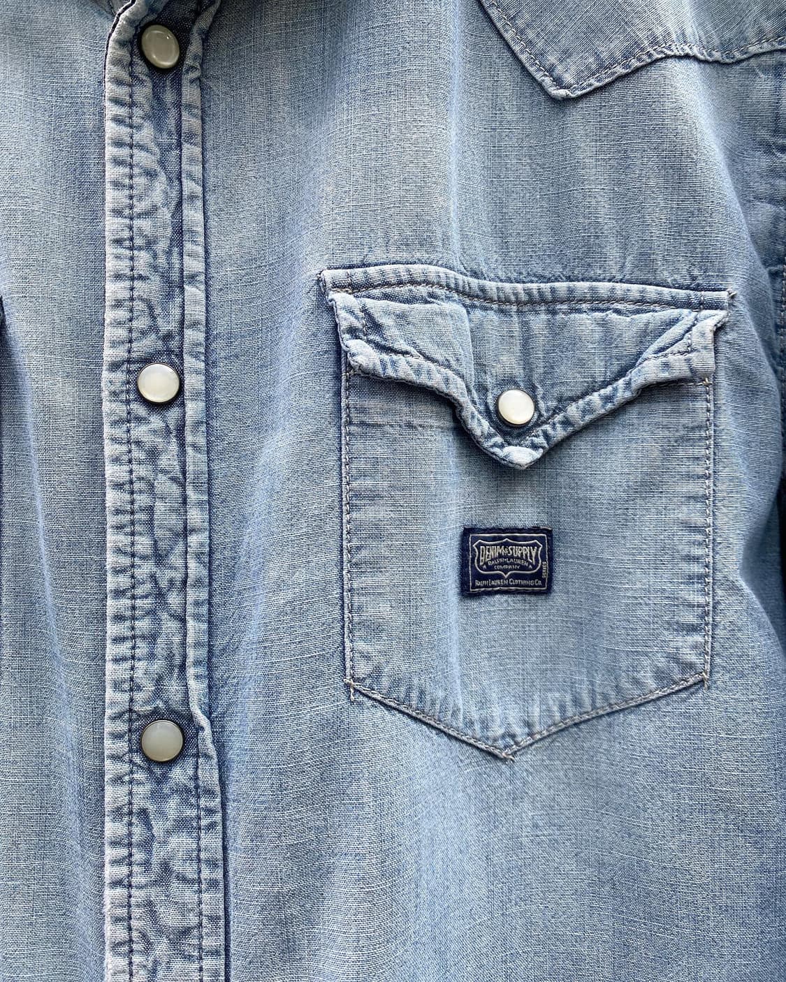 (103) 데님 앤 서플라이 퀼팅안감 웨스턴 셔츠 상품이미지3