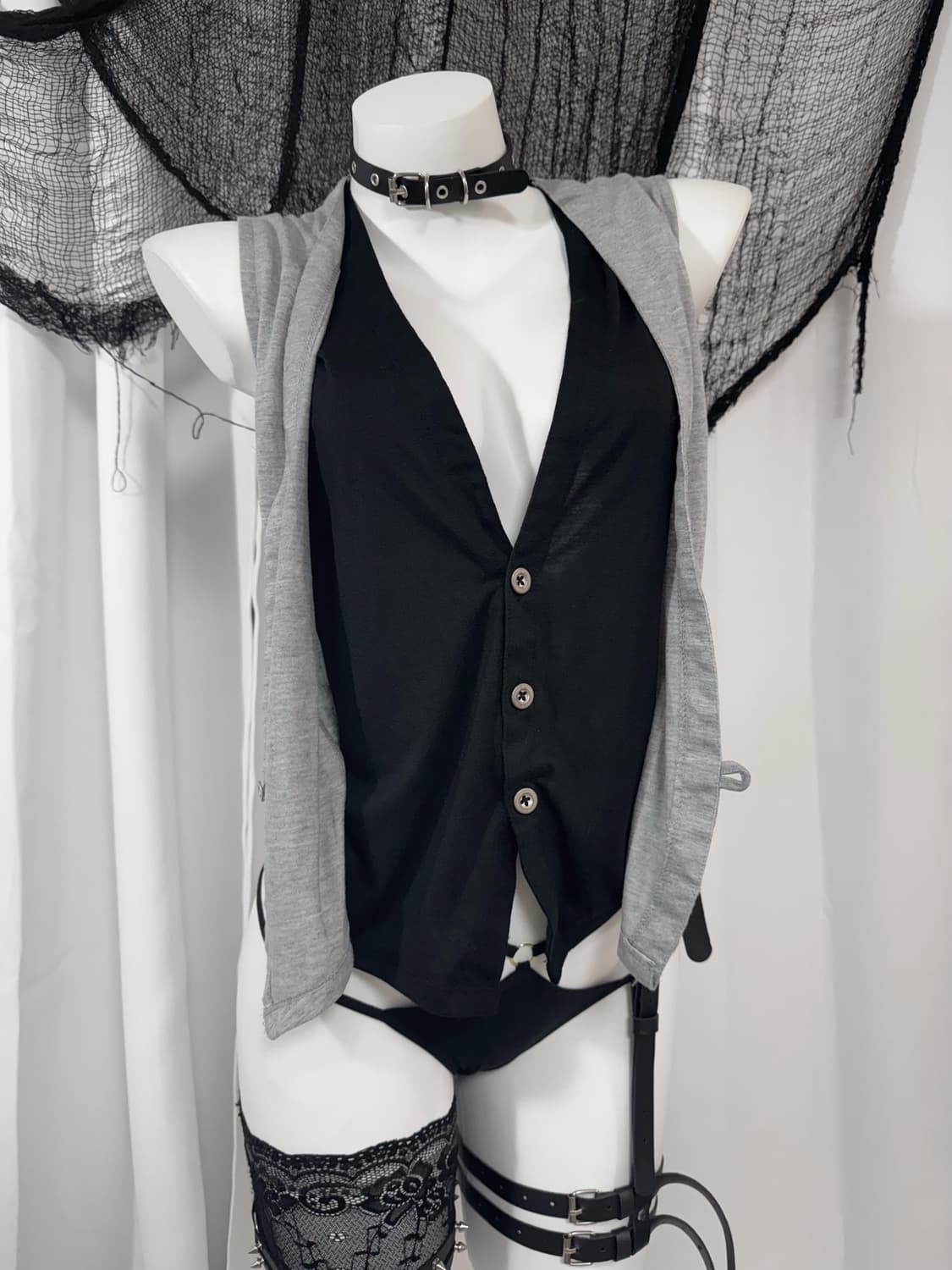 gray vest  상품이미지2