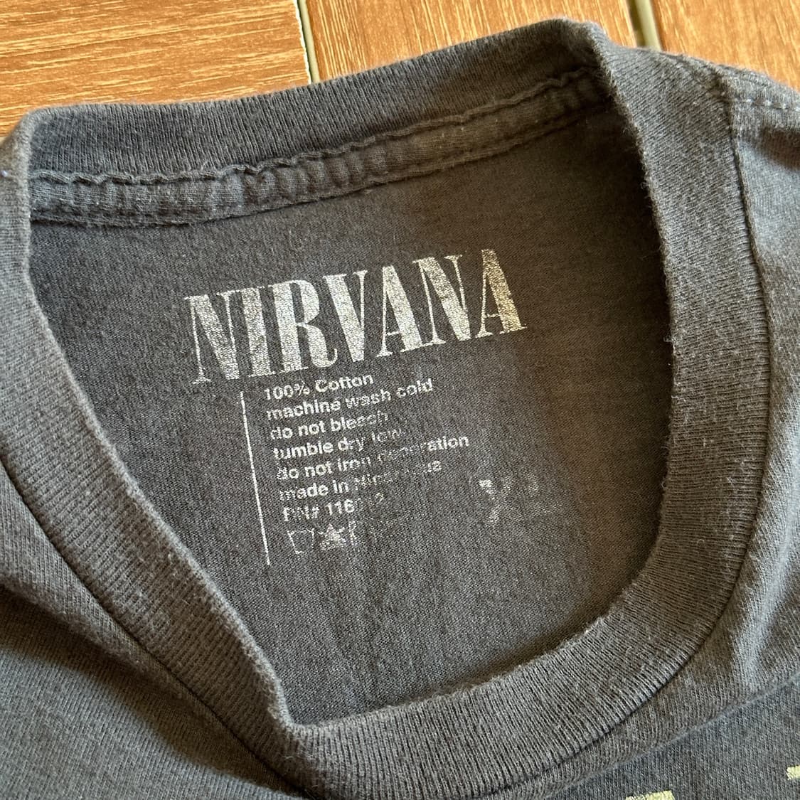 Nirvana ‘In utero’ cotton 1/2 tee 상품이미지9