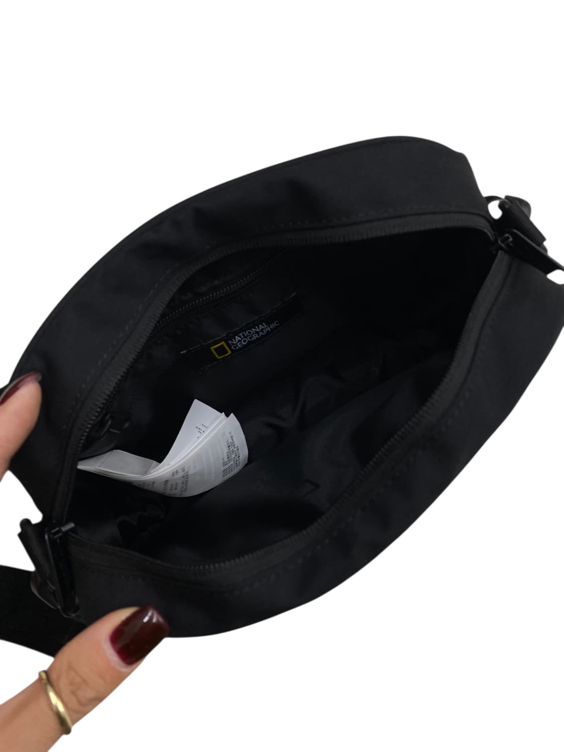 내셔널지오그래픽 블랙 미니 크로스백 상품이미지3