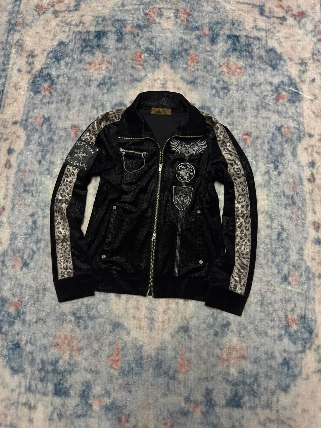 Xfrm 00s archive swarovski skull velour  상품이미지1