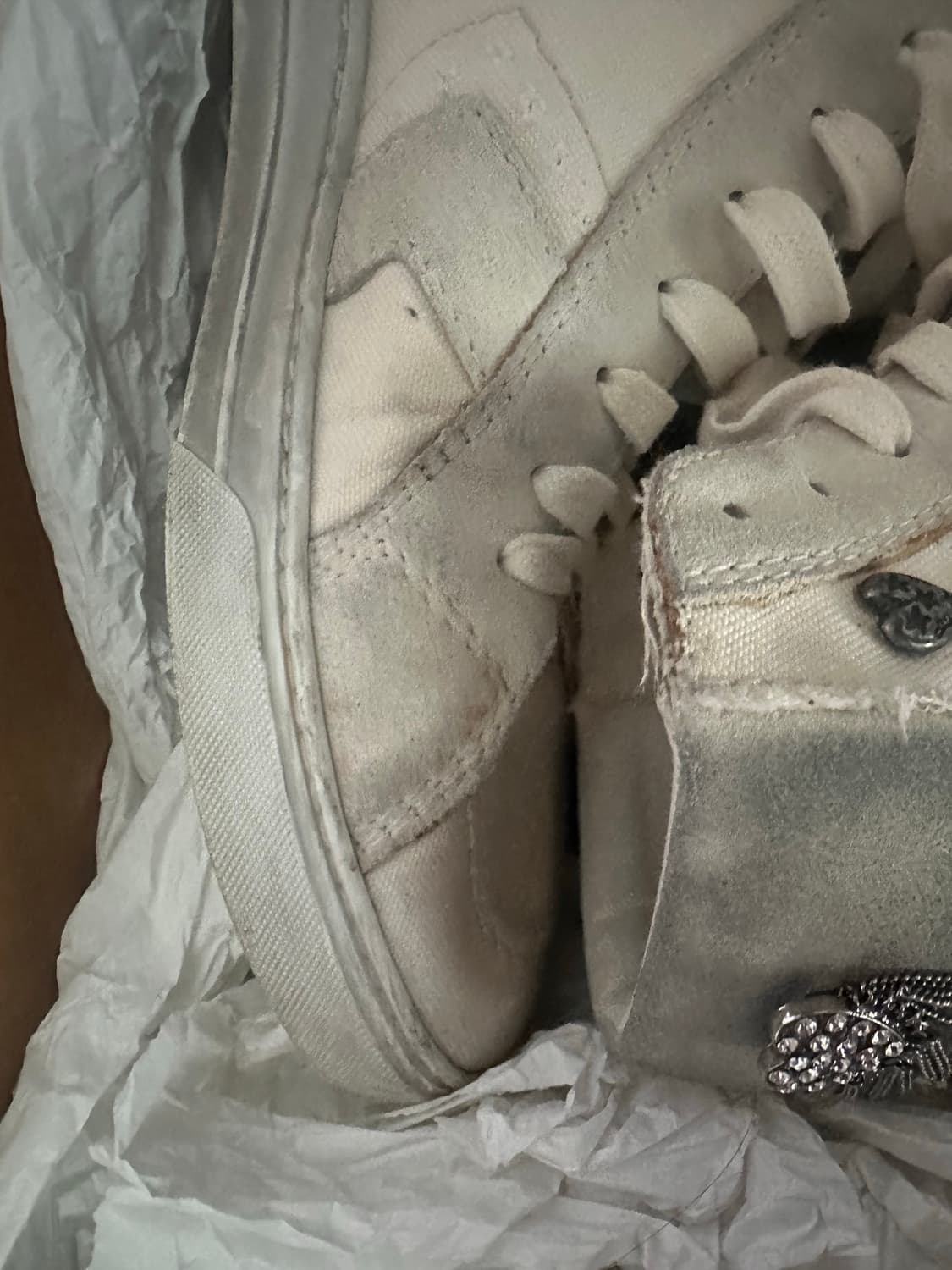 생로랑 forever smoking 하이탑 스니커즈 40사이즈 상품이미지9