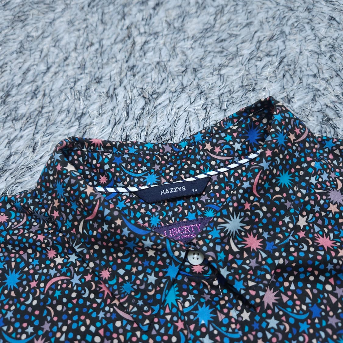 헤지스레이디스)90 여자 리버티 패턴셔츠남방 / 왕눈이샵 상품이미지7