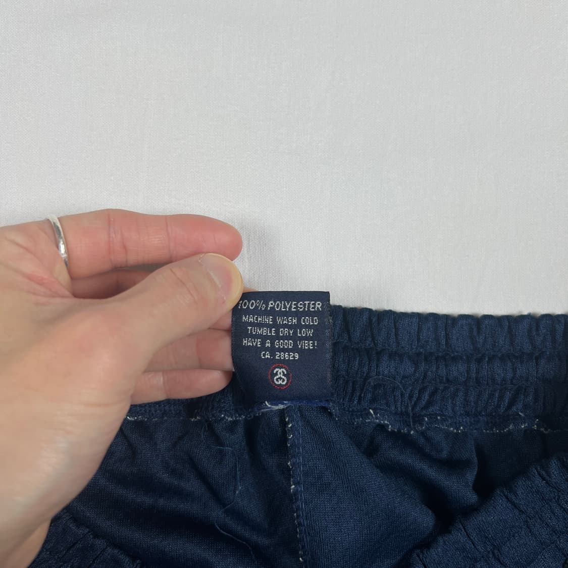 90‘s 스투시 stussy 빅로고 카모 레이어드 밴딩 반바지 상품이미지6