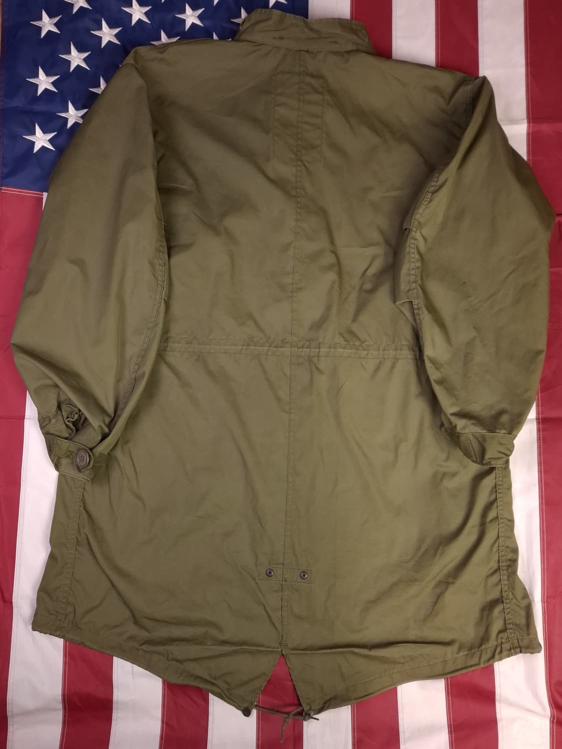 새제품 오리지날 미군 M-65피쉬테일 개파카 스몰 풀셋트 상품이미지9