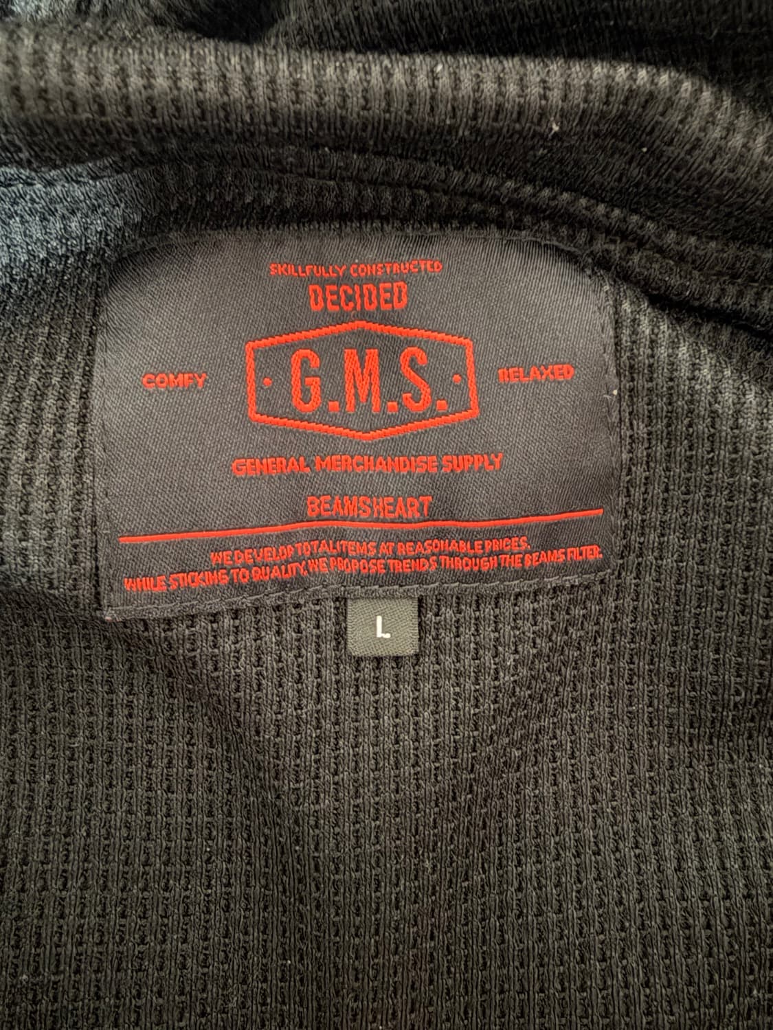 빔즈 캔버스 후드집업 L 상품이미지2