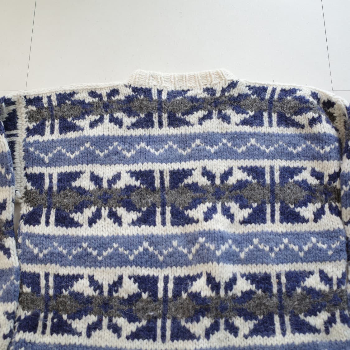 90s 빈티지 ARTESANIA 에콰도르 핸드메이드에스닉 울 니트 XL  상품이미지7