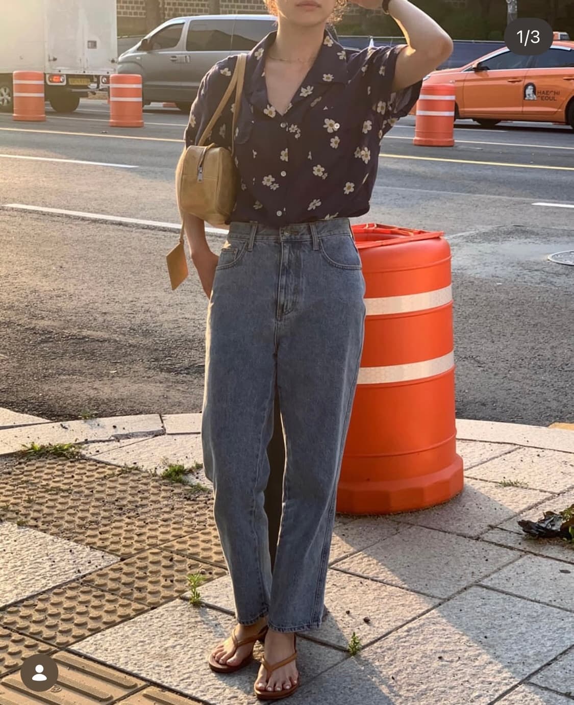 레귤라 보스턴백 베이지 상품이미지7