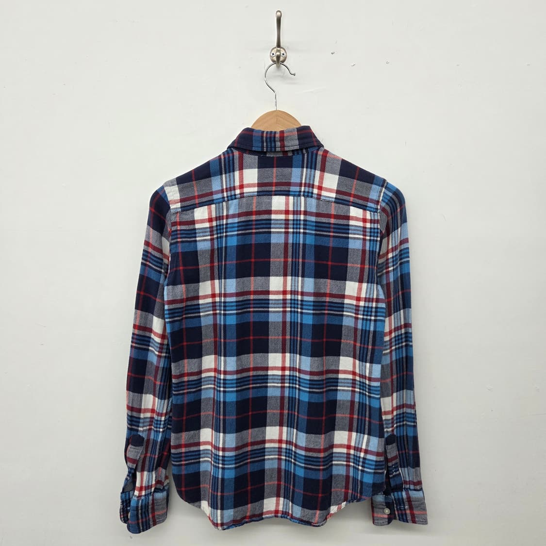 폴로 랄프로렌 체크 셔츠 남방 긴팔 여xs 상품이미지5