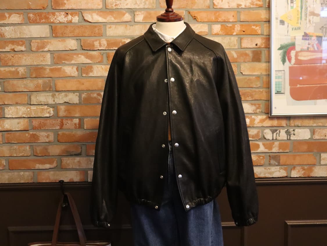 우드비 램스 레더 코치 자켓 3사이즈 상품이미지1