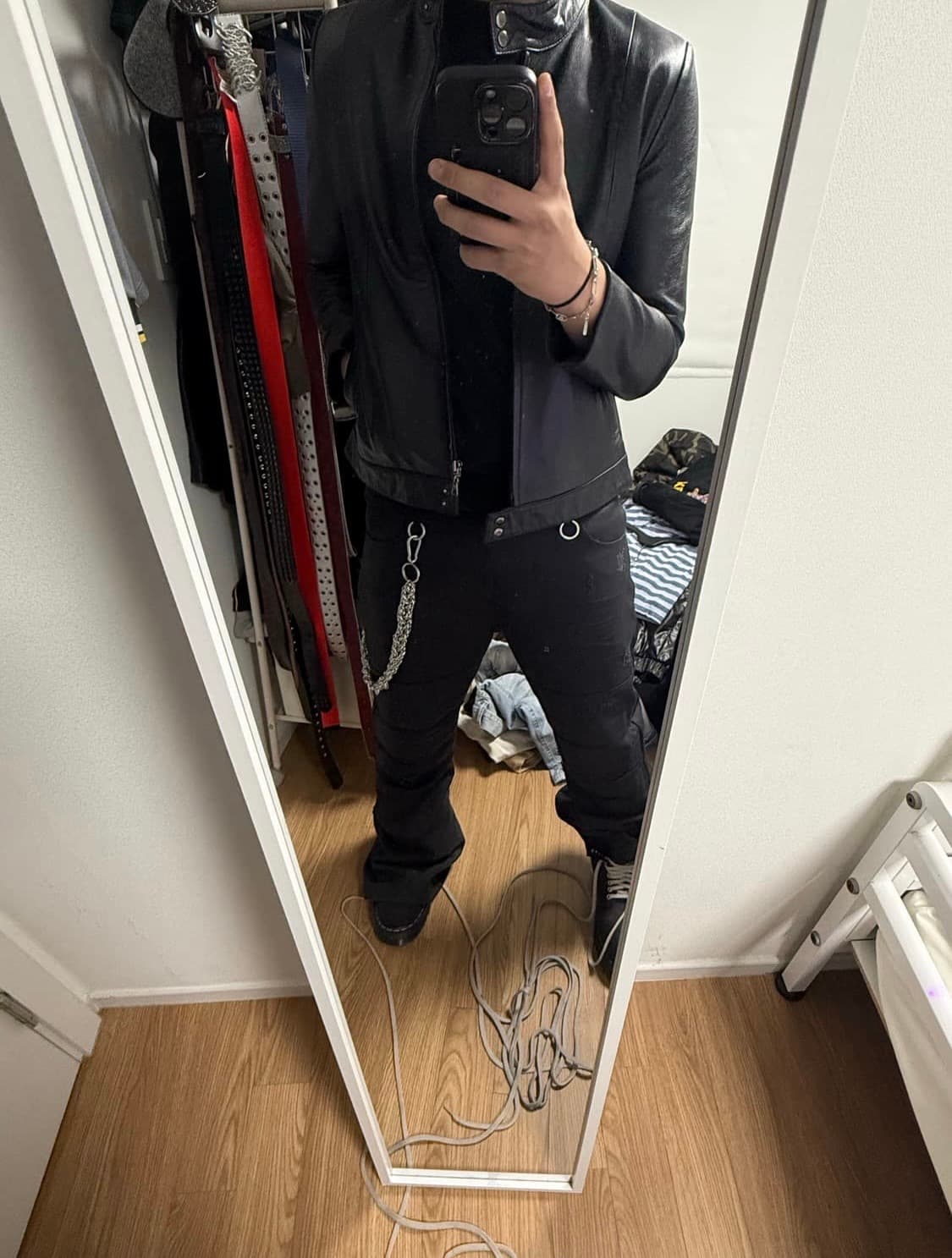 빈티지 레더자켓 상품이미지1