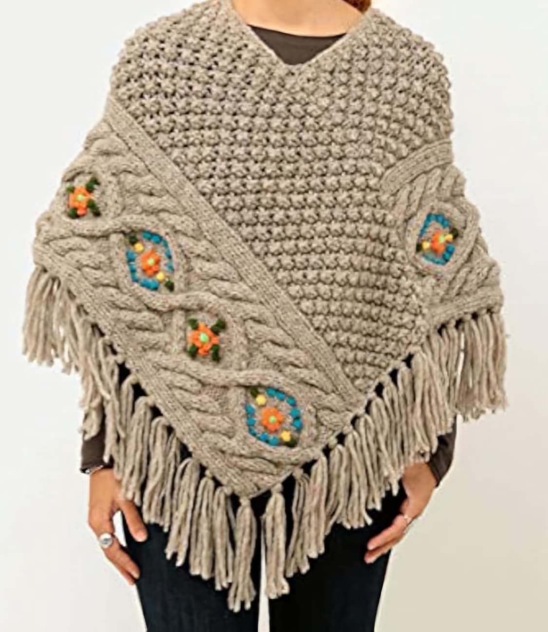 TITICACA 티티카카 니트 망토 케이프 여성FREE 상품이미지1