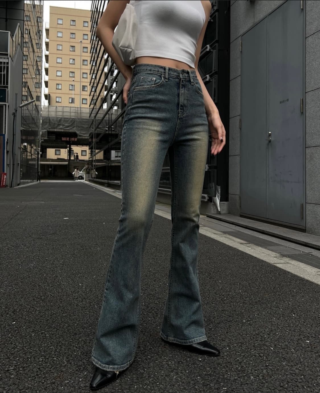 이네기 부츠컷 데님 s 상품이미지2