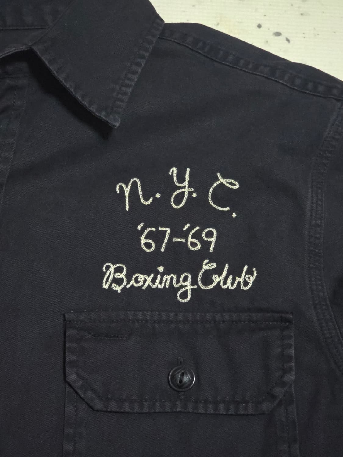 폴로 랄프로렌 셔츠 뉴욕 복싱 클럽 S 사이즈 상품이미지3