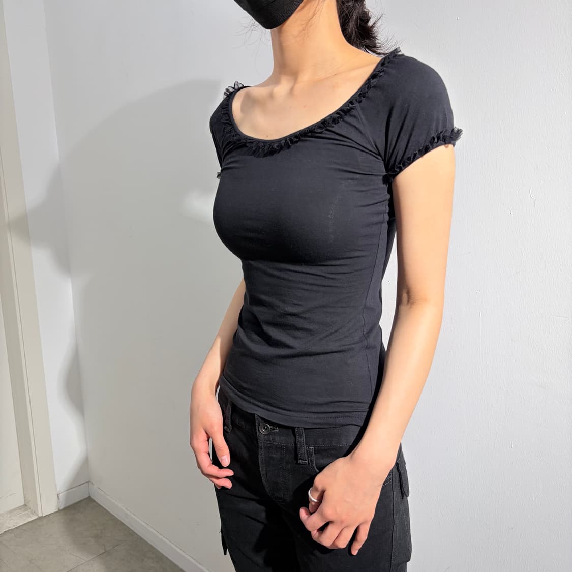 돌체앤가바나 큐빅 레이스 반팔 티셔츠 상품이미지2