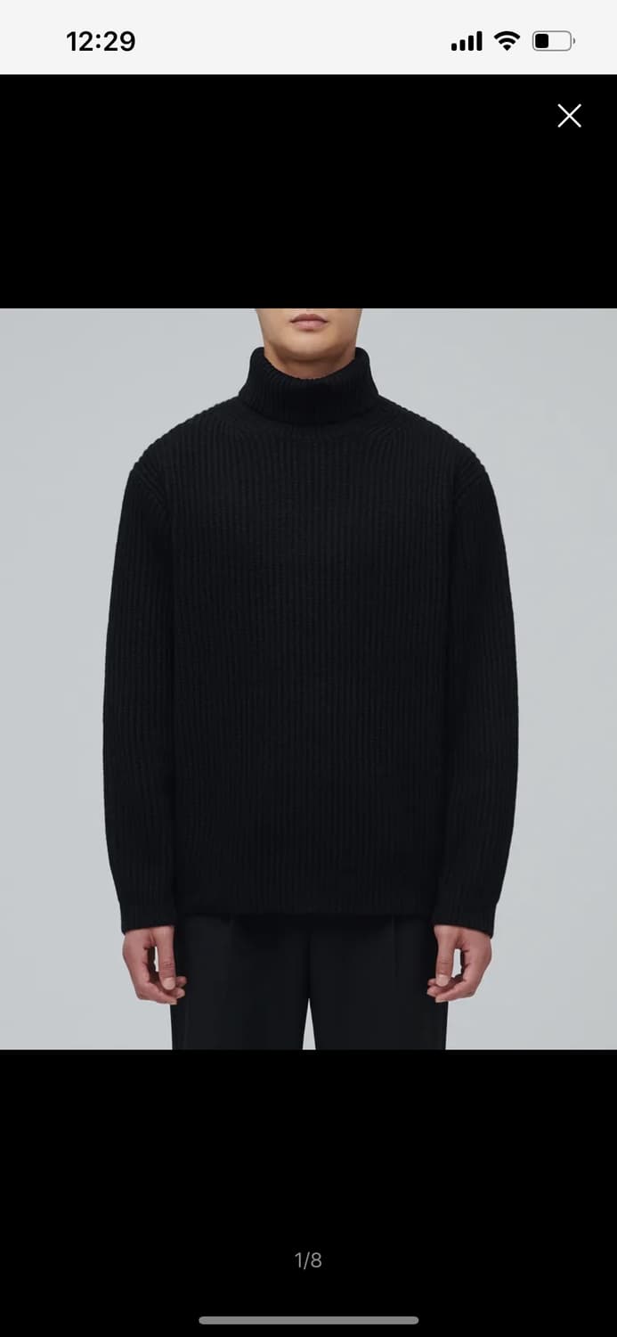 무신사 스탠다드 램스울 터틀넥 니트 상품이미지1