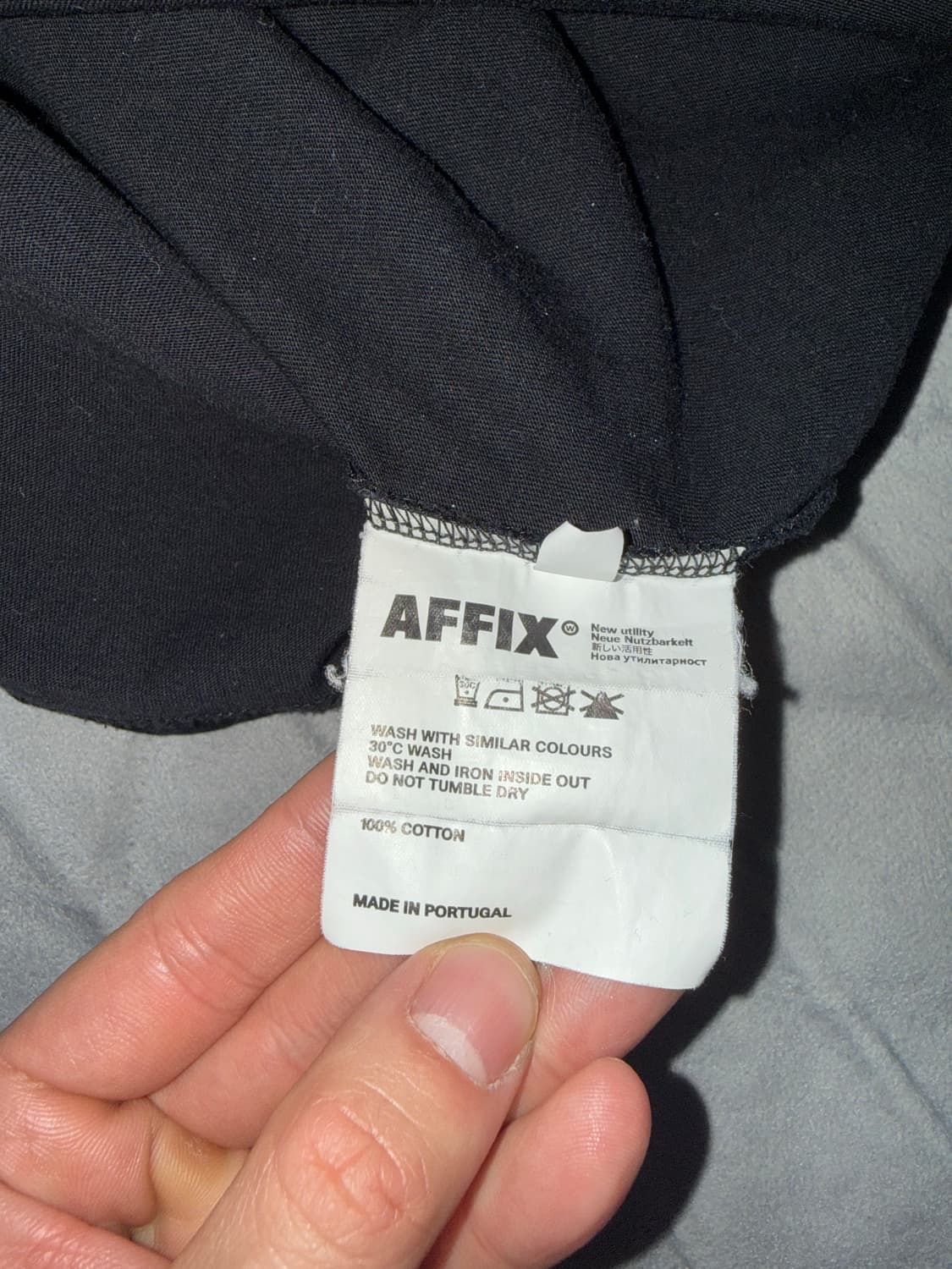 AFFIX Cotton Jersey Short Sleeve L 상품이미지4