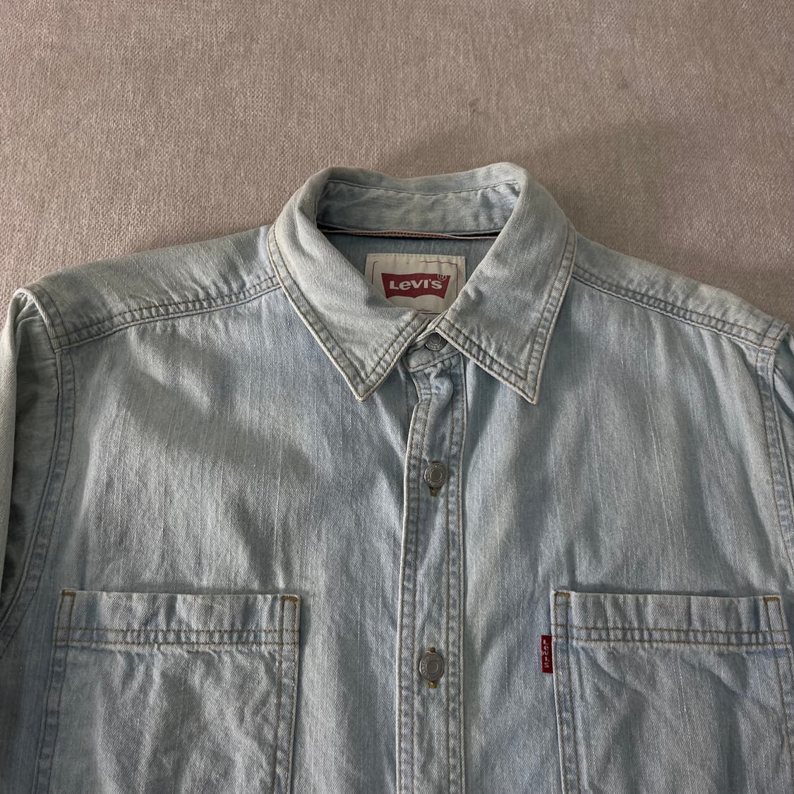 100 리바이스 데님 워크 셔츠 상품이미지2