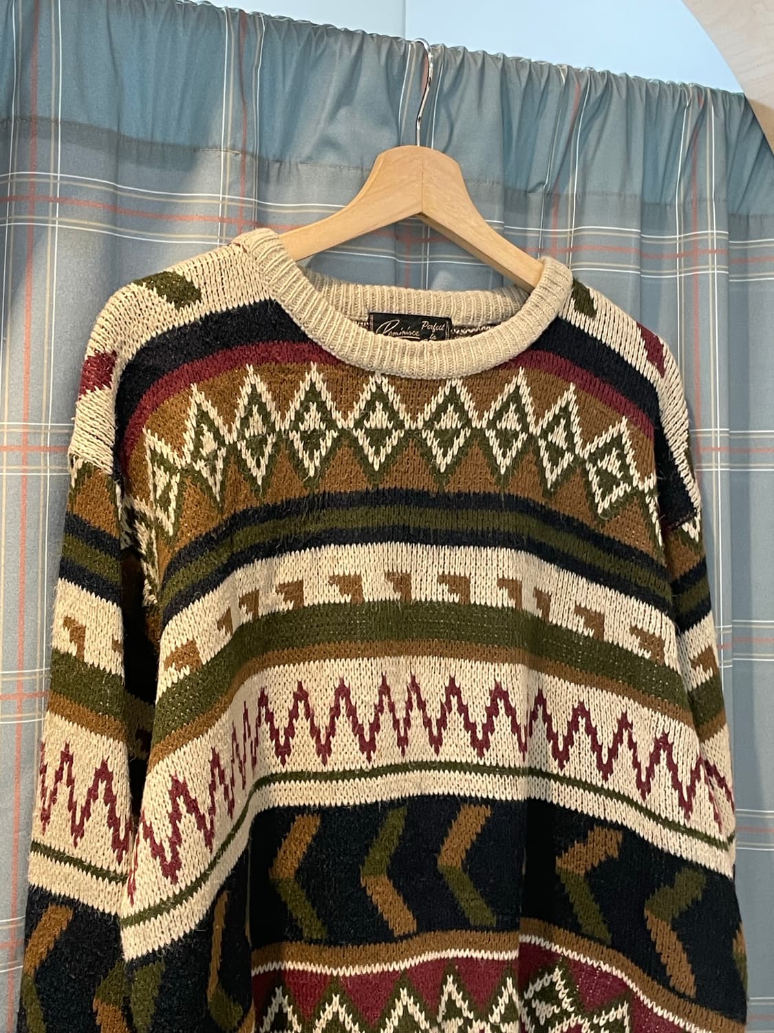 일본빈티지 패턴니트 상품이미지3