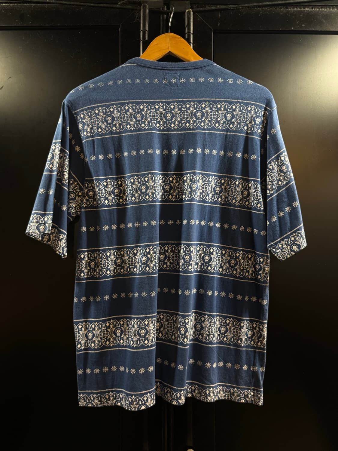 00s Stussy Paisely pattern stripe Tee 상품이미지3