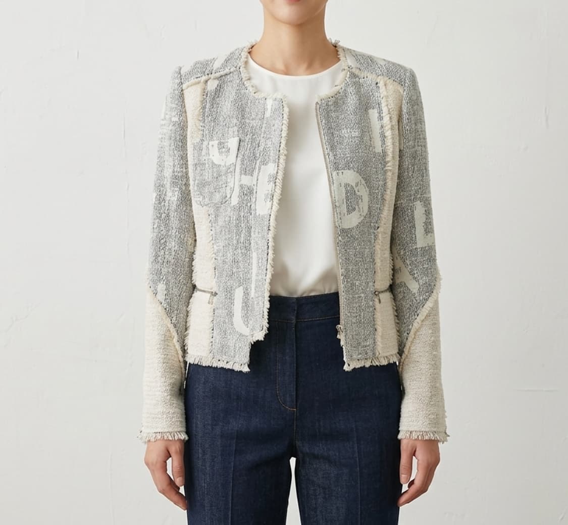 [55]듀엘 트위드 자켓 상품이미지1