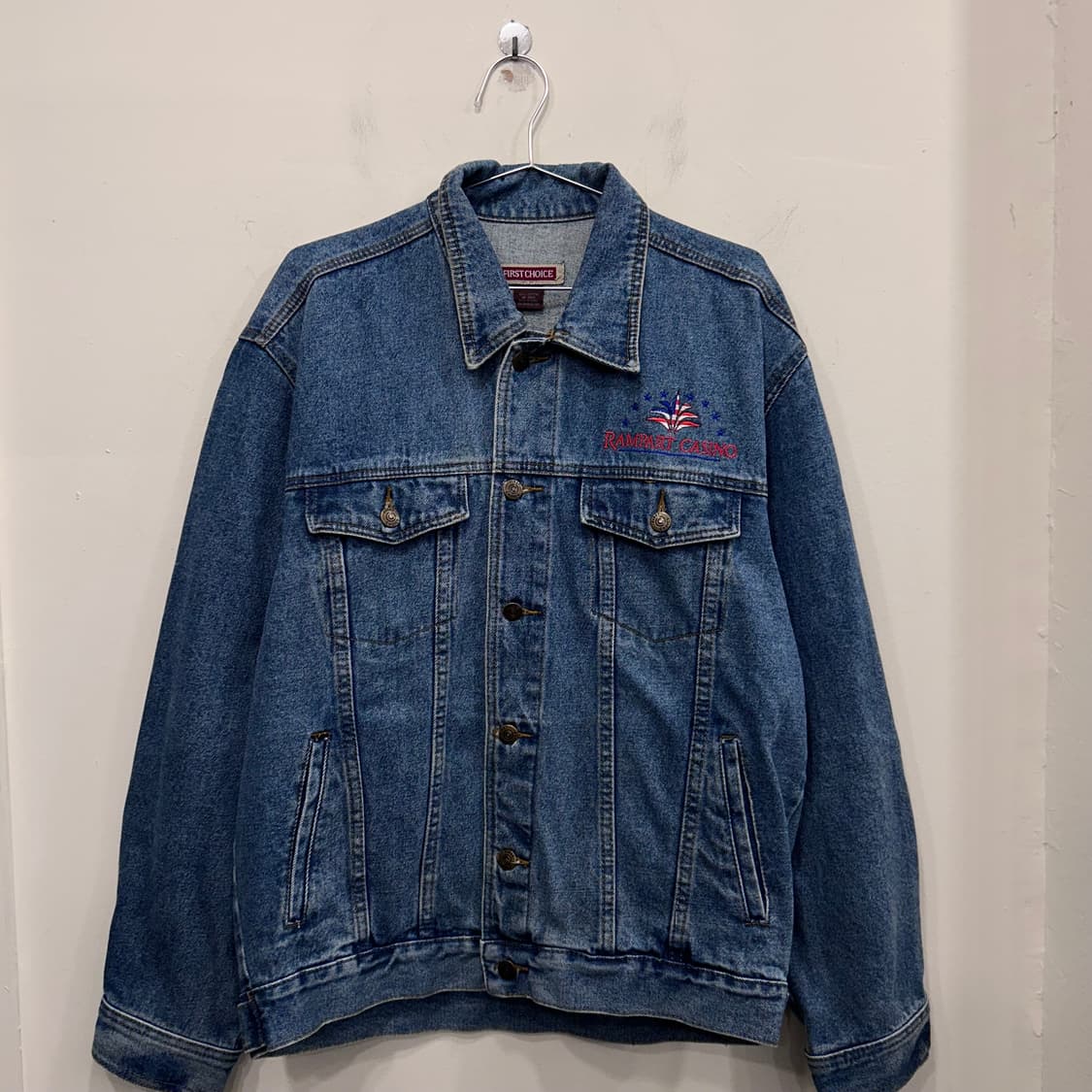퍼스트초이스 램파트카시노 빈티지 데님자켓 상품이미지2