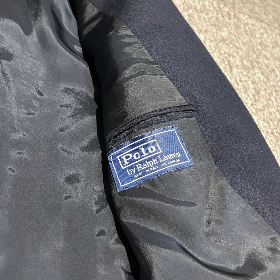 L) 폴로 랄프로렌 금장 버튼 울 블레이저 자켓 상품이미지9