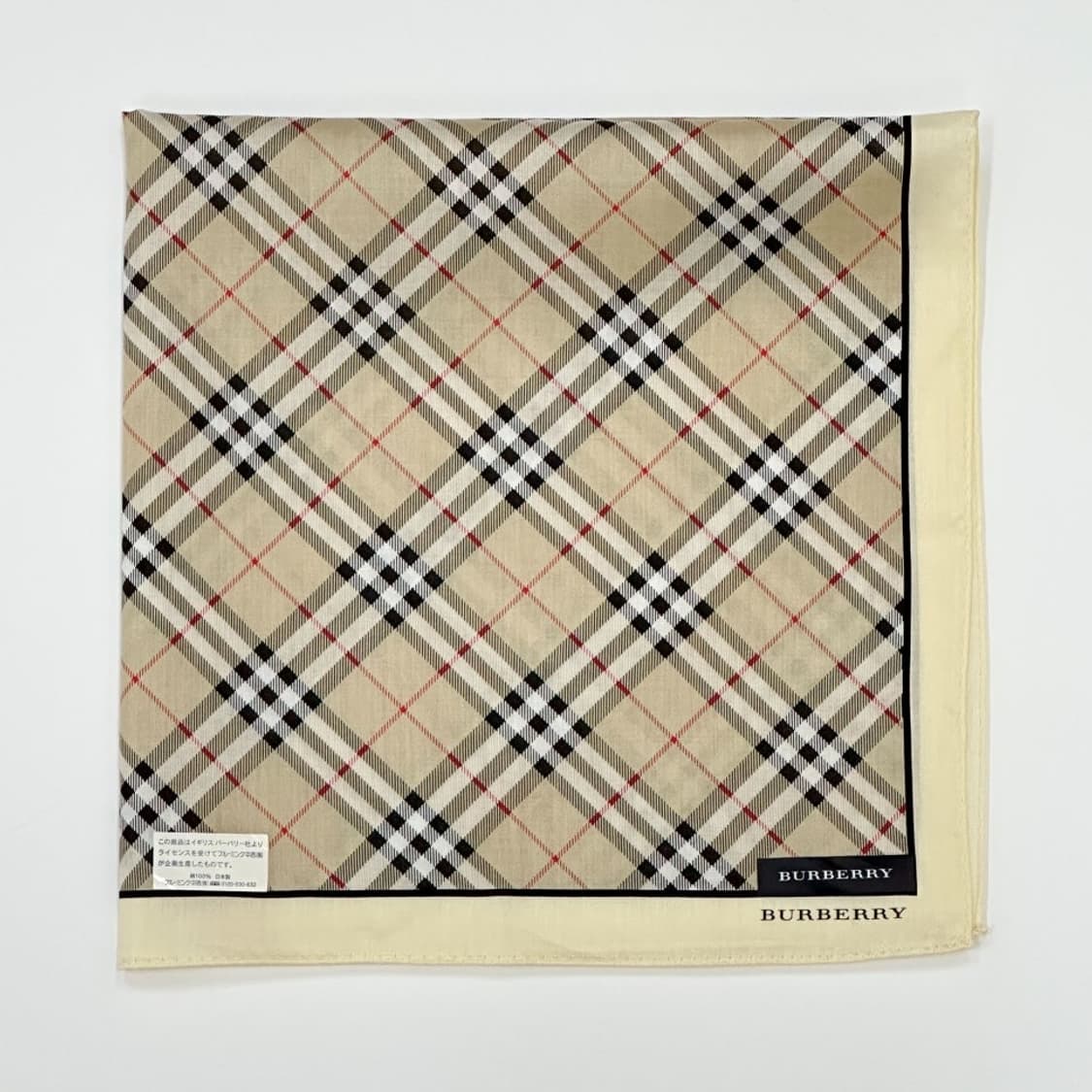 (새상품) burberry/ 버버리 쁘띠스카프 손수건 상품이미지5