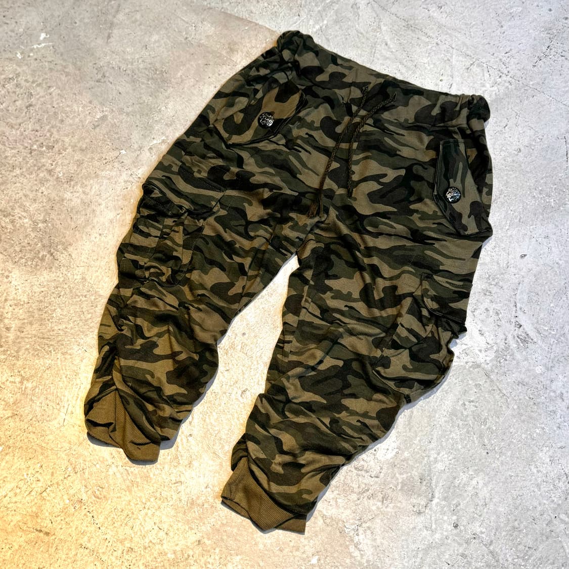 밀리터리 패턴 7부바지 상품이미지1