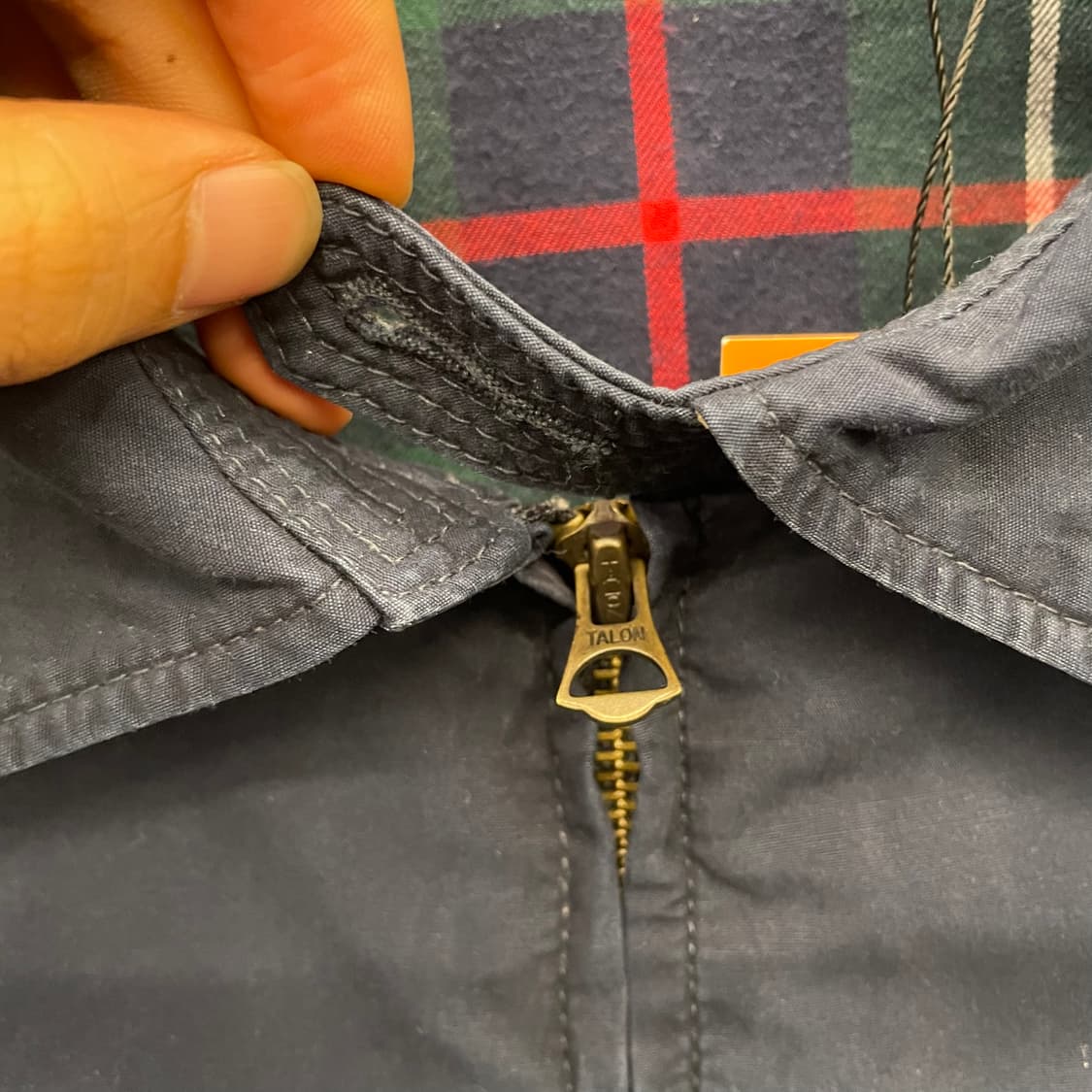 폴로 랄프로렌 신형 라벨 체크 라이닝 스윙탑 블루종 자켓 상품이미지5