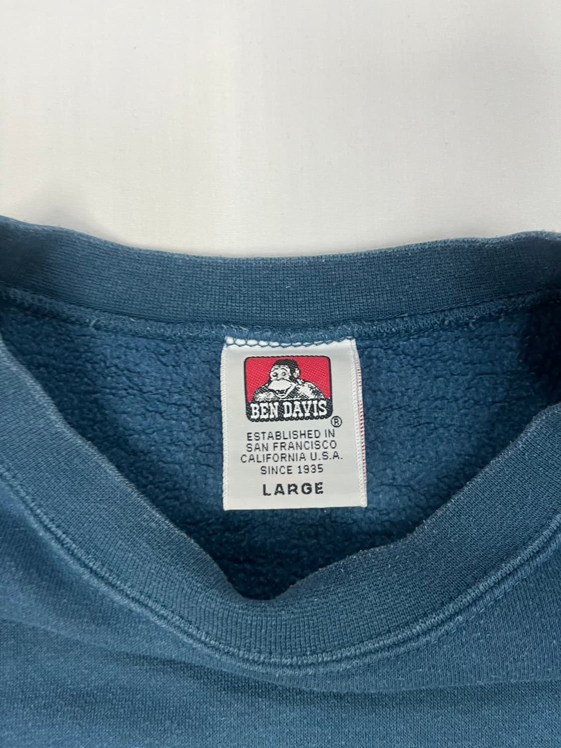 벤 데이비스 네이비 맨투맨 티셔츠 상품이미지4