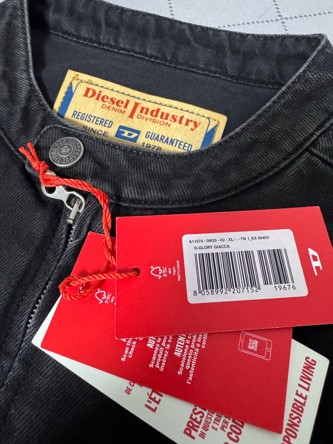 [XL] 디젤 디 글로리 자켓 상품이미지2