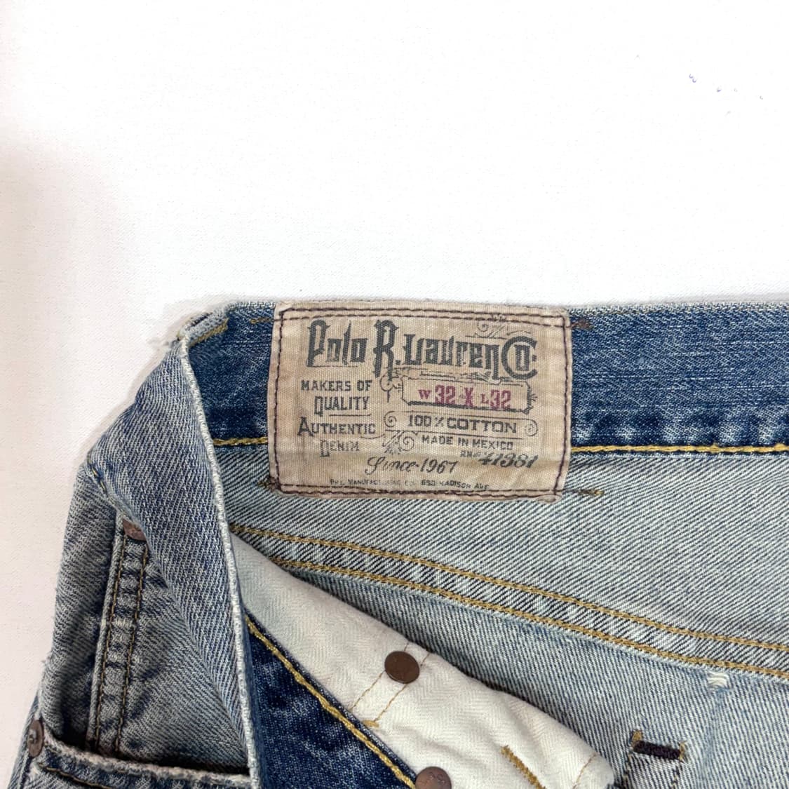 폴로 랄프로렌 데미지드 데님 쇼츠 (34) 상품이미지5