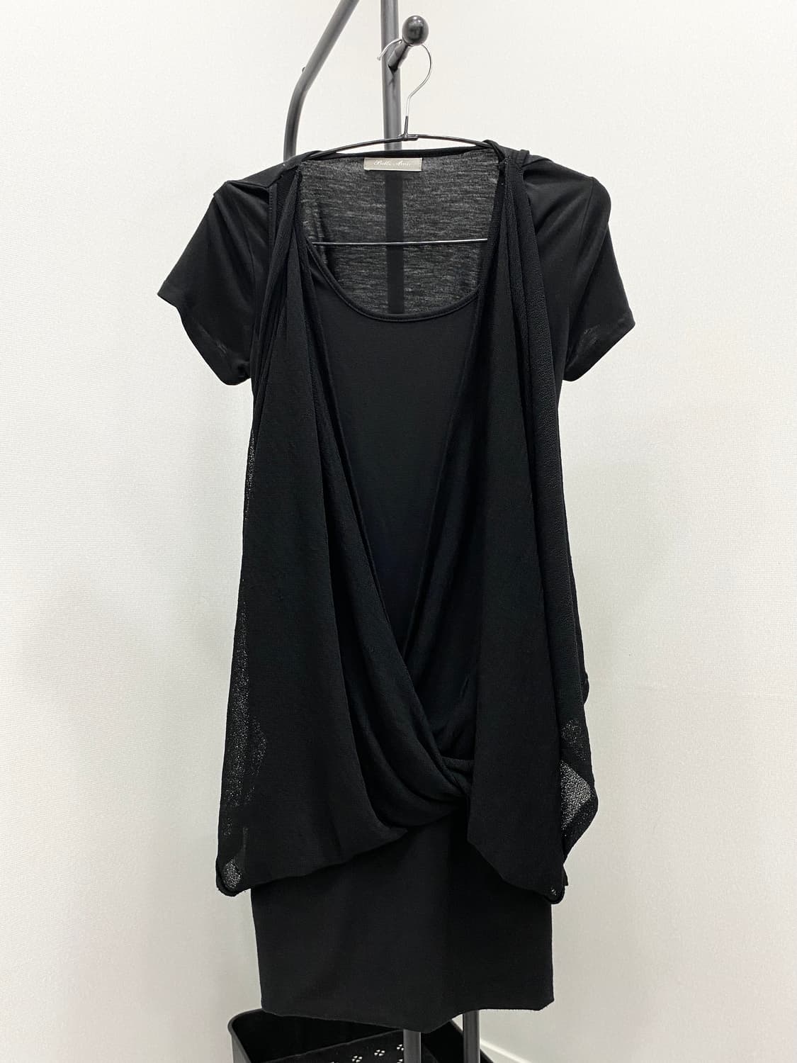 Twist Layered Mini Dress 상품이미지1