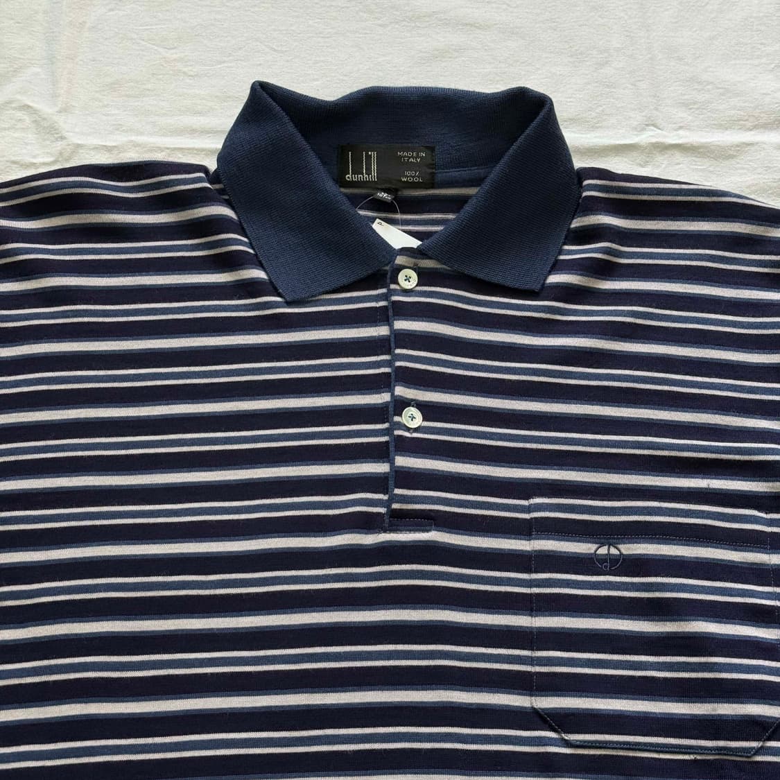 90s dunhill 울 스트라이프 긴팔 티셔츠 상품이미지2