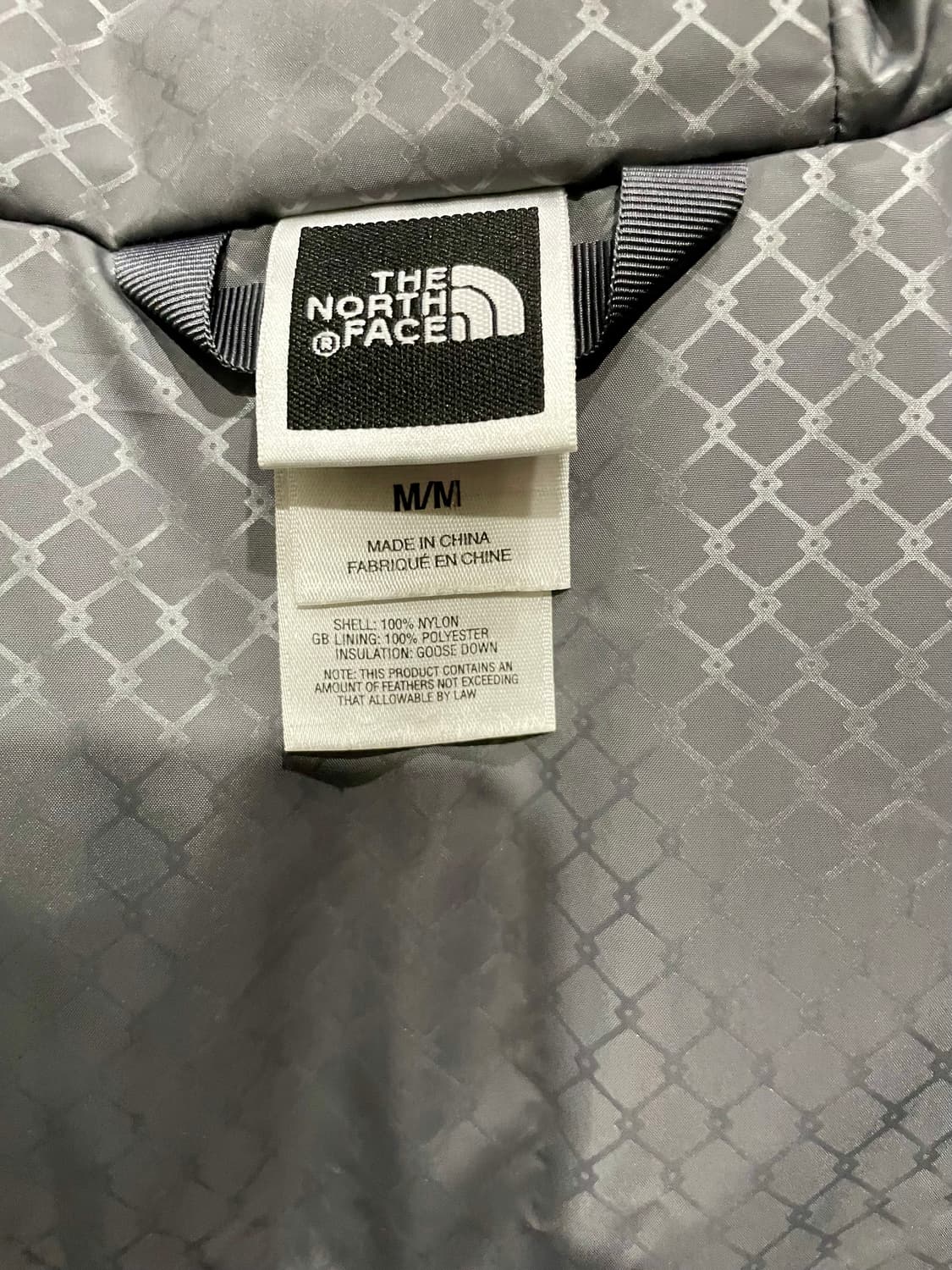 노스페이스 구스다운 여성 숏패딩 M 라벤더 정품 상품이미지4