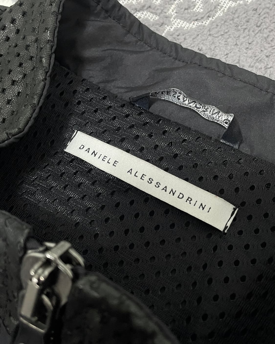 Daniele Alessandrini Nylon/Leather Jk 상품이미지6