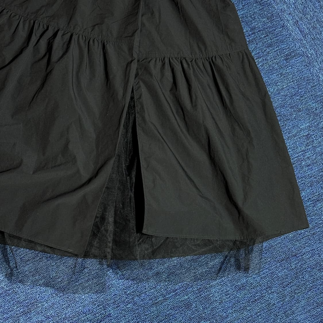 모리걸 블랙 프릴 스커트 상품이미지3