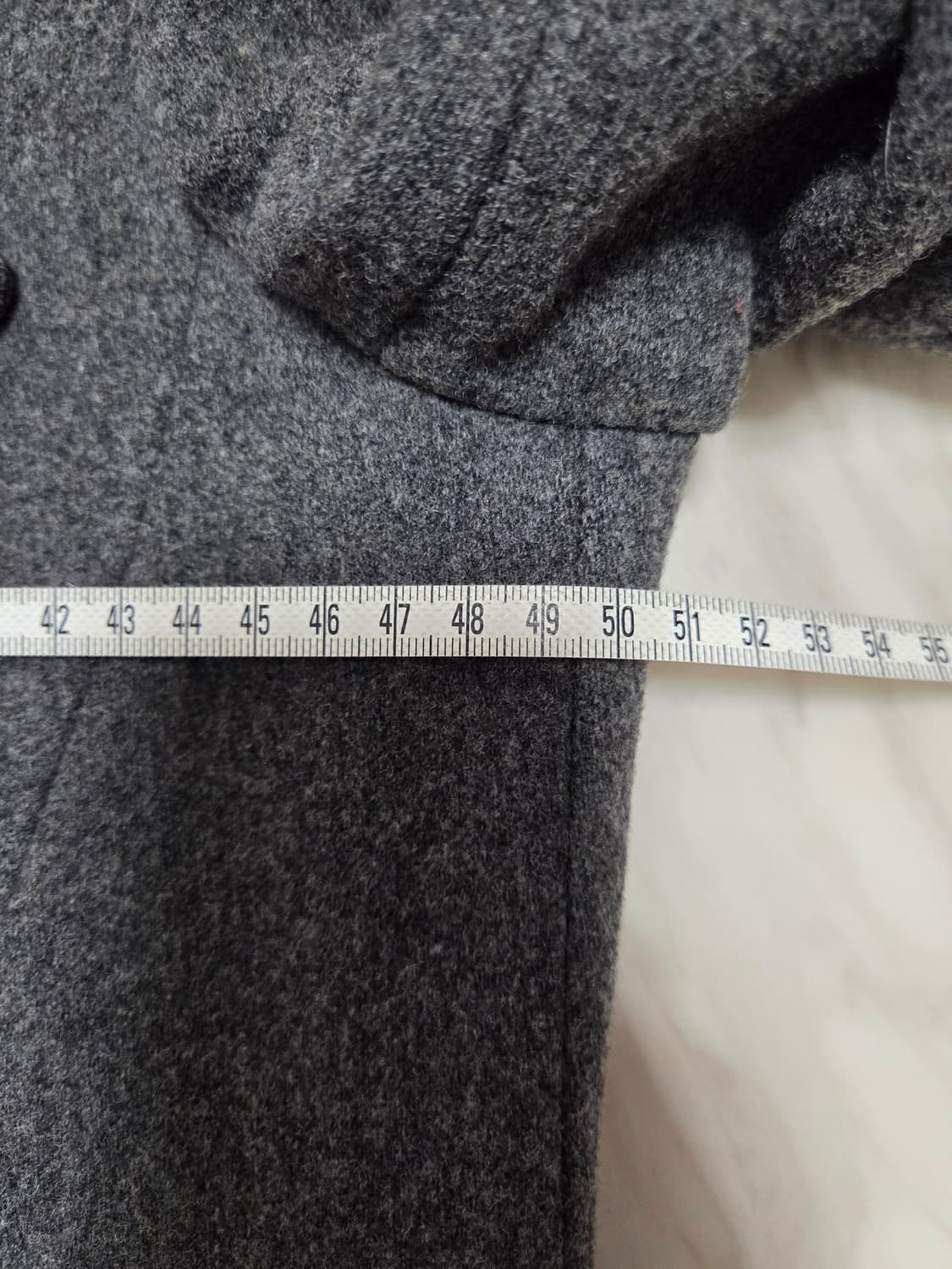 타임옴므 하이넥 더블 브레스트 피코트 상품이미지9