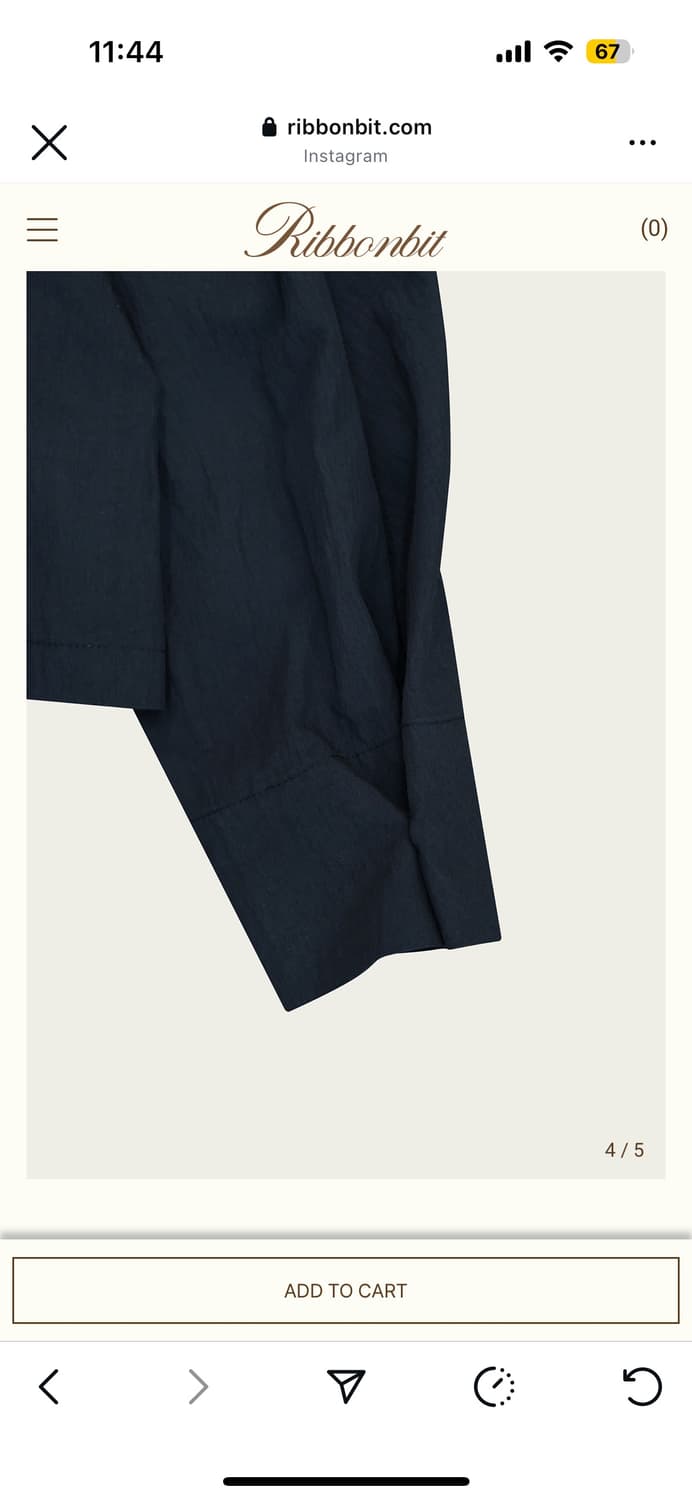 ribbonbit Raphia Blouse 리본빛 라피아 블라우스 상품이미지4