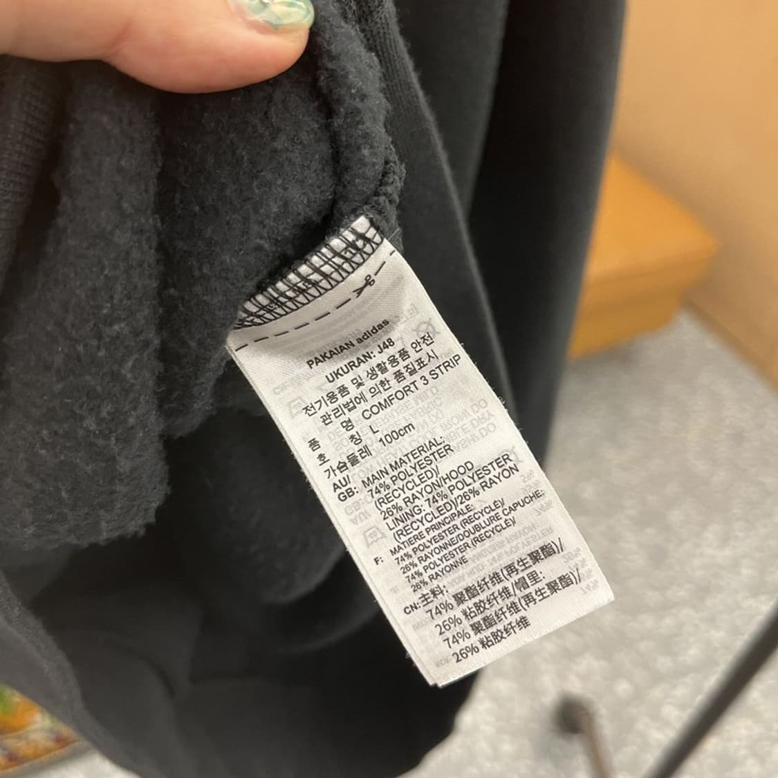 아디다스 스펠아웃 부클 약기모 후드티 100 C05561 상품이미지4