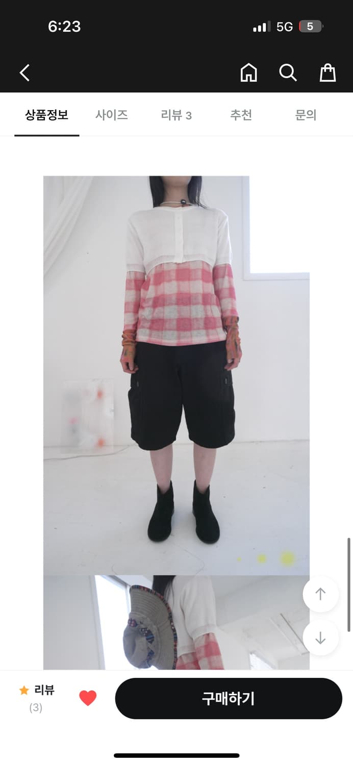 에프터먼데이 Artwork long sleeve top 상품이미지3