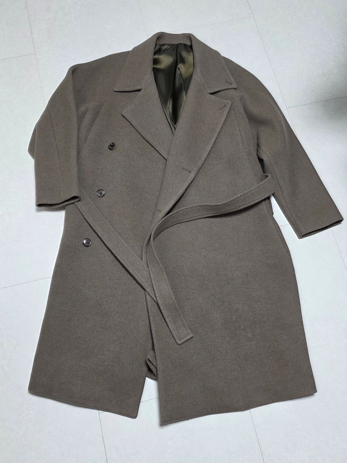 시스템옴므 더블 코트 브라운 상품이미지1