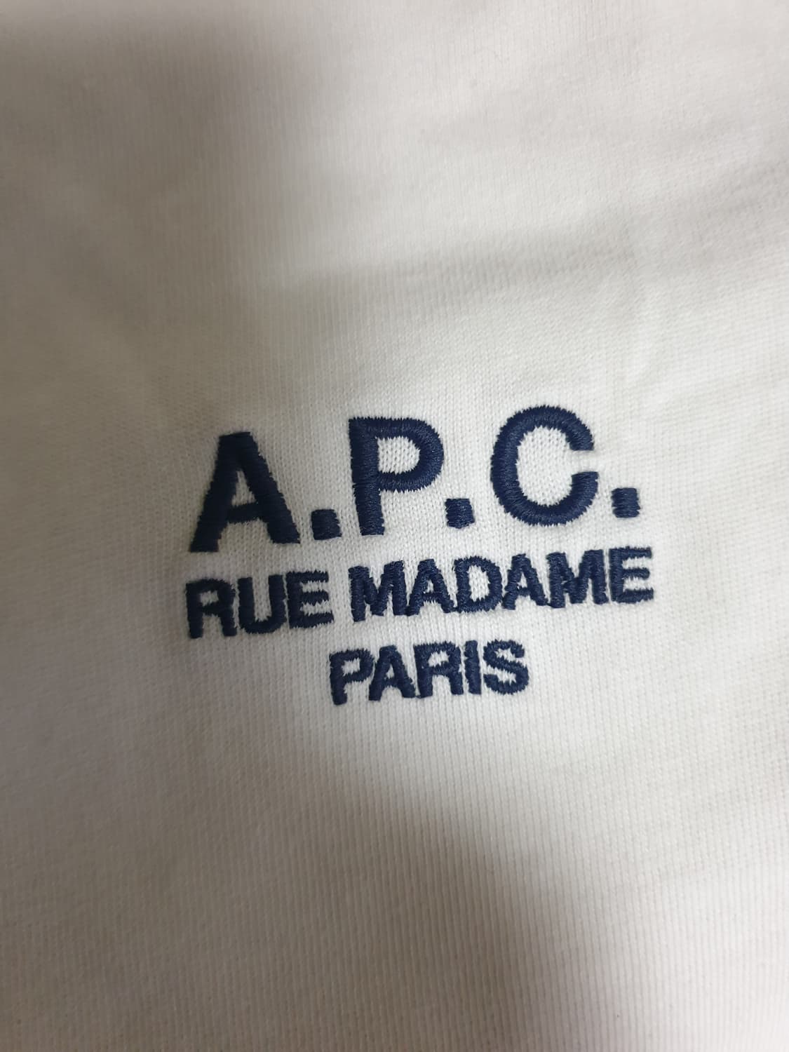 APC 루 마담 파리 반팔티 화이트 (L) 상품이미지3